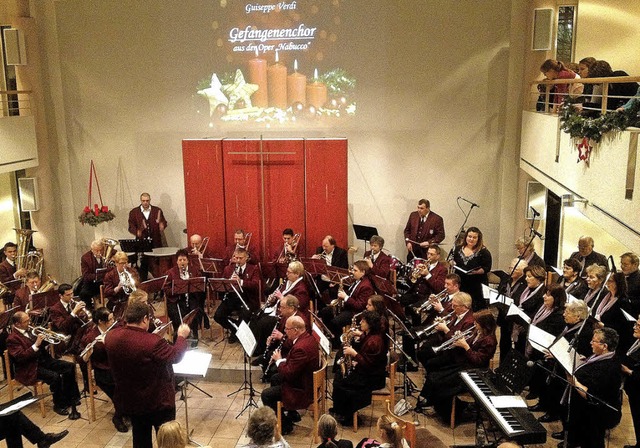 Der Musikverein Zienken bei seinem Benefizkonzert   | Foto: privat