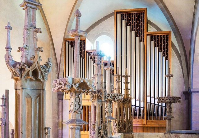 Die Orgel im Breisacher Mnster wurde 1963 aufgestellt.  | Foto: Martin Hau