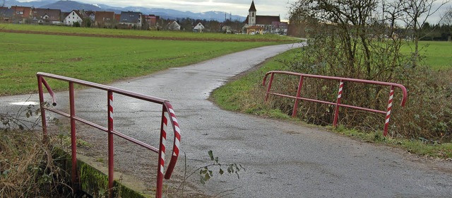 Die Brcke ber den Waldbach in Reute ist sanierungsbedrftig.  | Foto: Pia Grttinger
