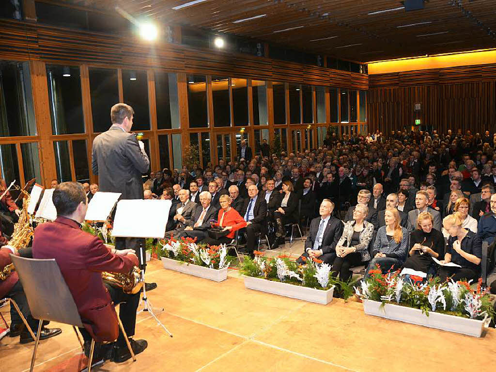 Verabschiedung Reinhard Bentler in der Gundelfinger Festhalle