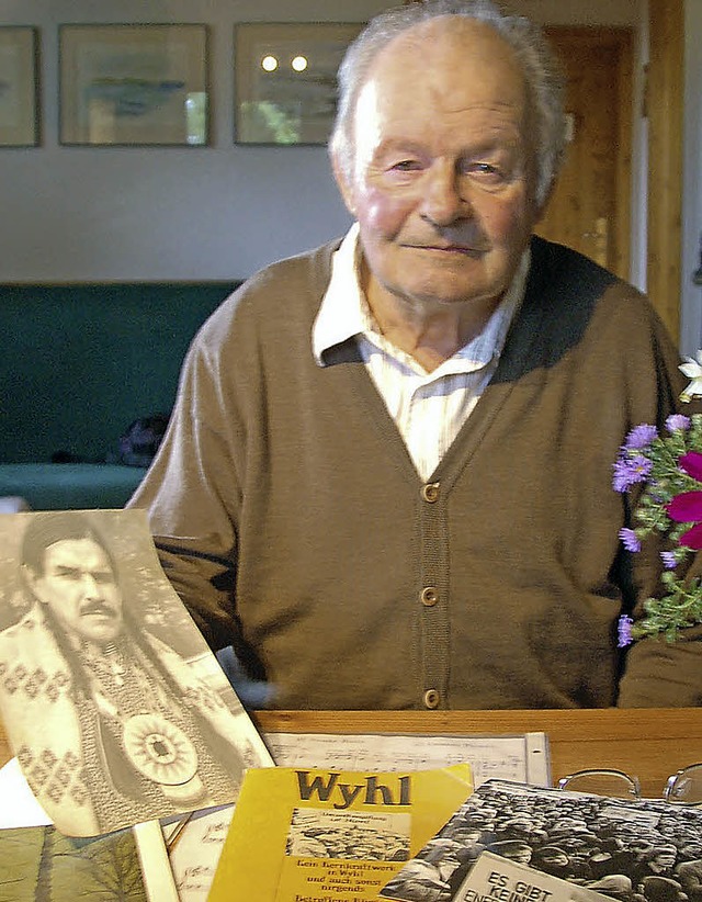 Meinrad Schwrer (83), Wyhl-Veteran un...gierter Naturschtzer, ist gestorben.   | Foto: Archivfoto: Trul