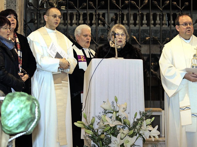 Renate Kuby-Huber, Susanne Weise, Pate...ssionen aufeinander zu (Foto rechts).   | Foto: Cornelia Liebwein