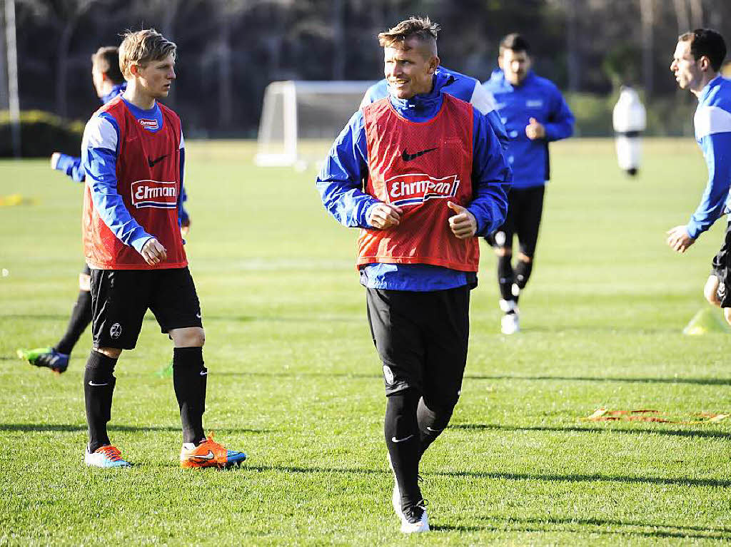 So trainiert der SC Freiburg in Andalusien.