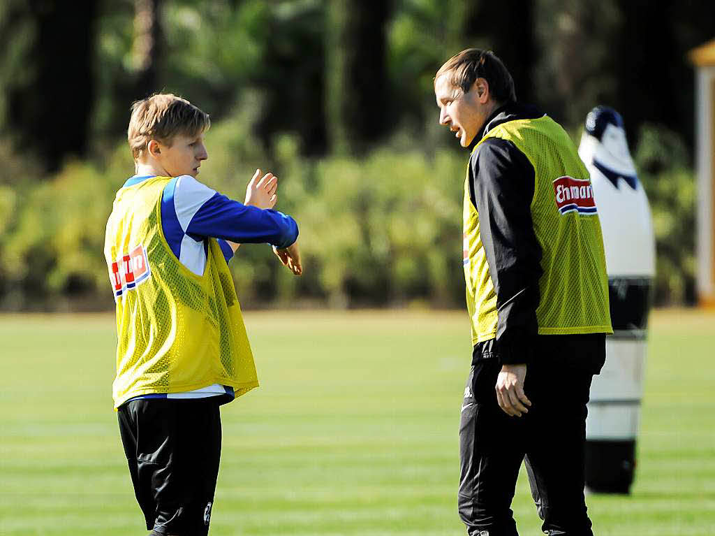 Mats Möller Dähli und Co-Trainer Patrick Baier Mats Möller Dähli und Co-Trainer Patrick Baier