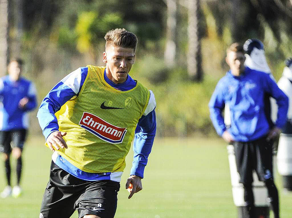 So trainiert der SC Freiburg in Andalusien.