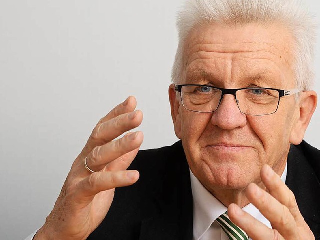 Ministerprsident  Kretschmann: Drei Monate reichen.  | Foto: dpa