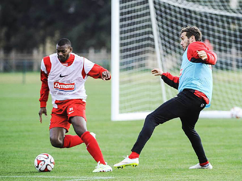 Karim Guede (links) und Julian Schuster