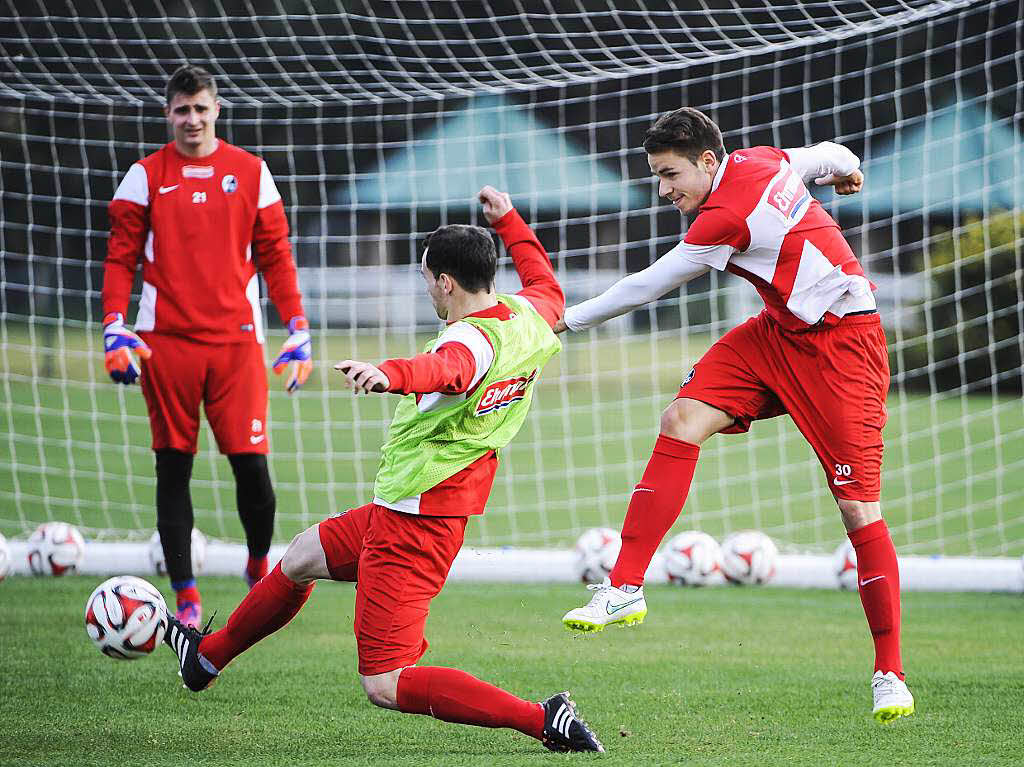 Sebastian Mielitz, Nicolas Hfler und Christian Gnter (v.l.n.r.)