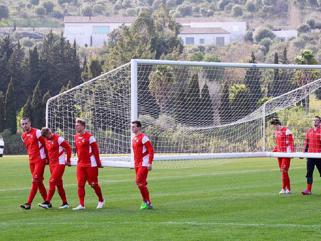 So trainiert der SC Freiburg in Andalusien.