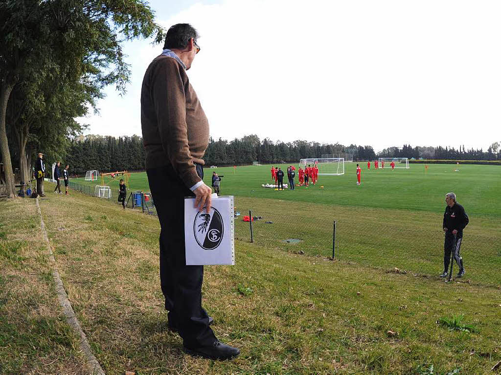 So trainiert der SC Freiburg in Andalusien.