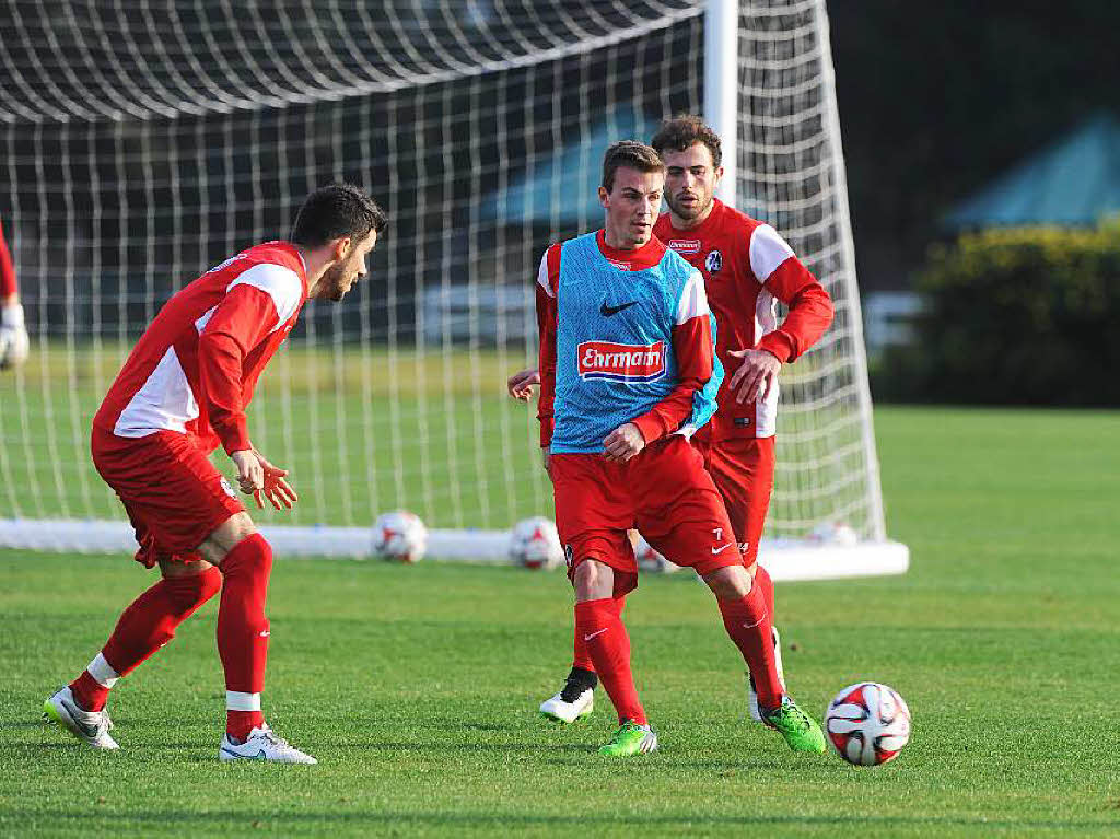 So trainiert der SC Freiburg in Andalusien.