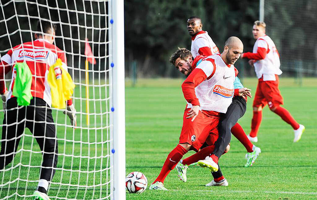 So trainiert der SC Freiburg in Andalusien.