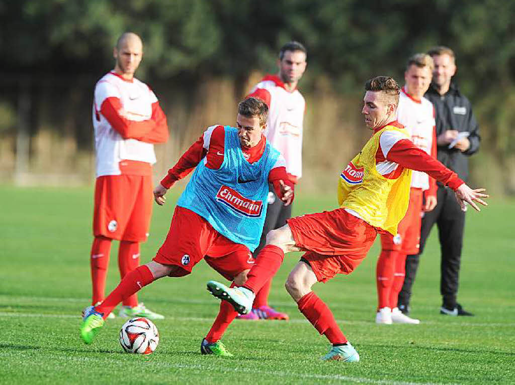 So trainiert der SC Freiburg in Andalusien.