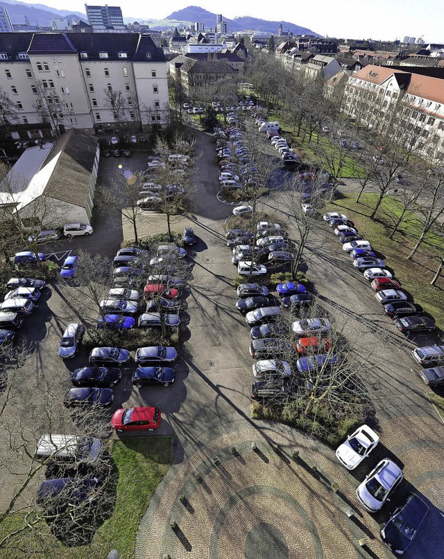 Viel Platz fr Autos im Behrdenviertel   | Foto: Thomas Kunz