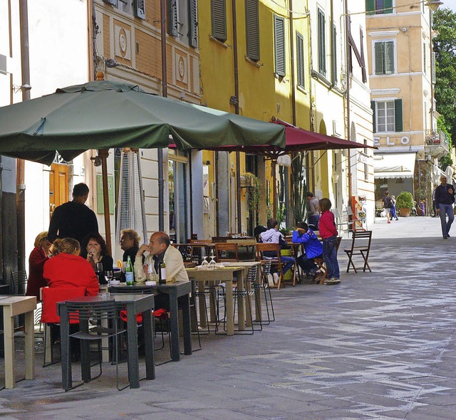 Pause in den Straen von Pietrasanta   | Foto: Ralf Staub