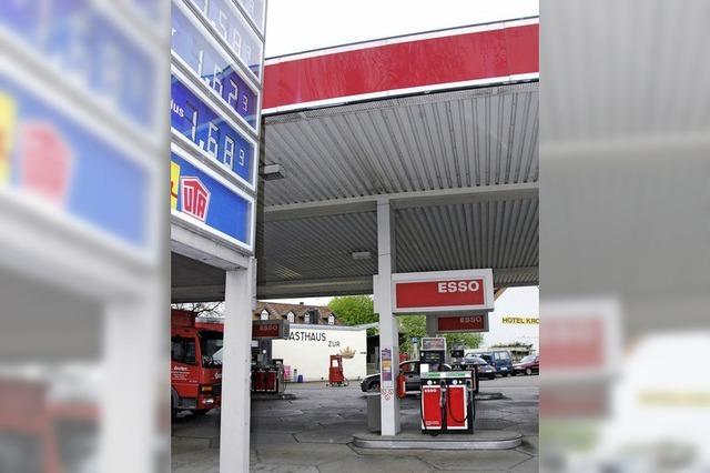 Esso-Tankstelle in Haltingen schliet am 31. Mai