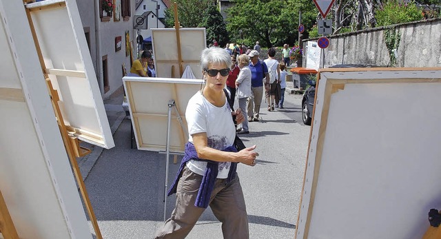 Beim Tag der Kunst im Juli werden wied...n auf der Strae das Artdorf beleben.   | Foto: Lauber