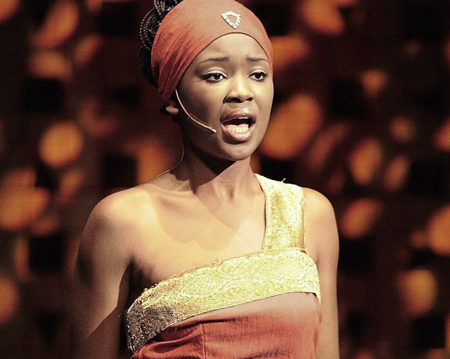 Isata Kamara, Hauptdarstellerin des Mu...oria-Theater, stellt zwei Stcke vor.   | Foto: ZVG