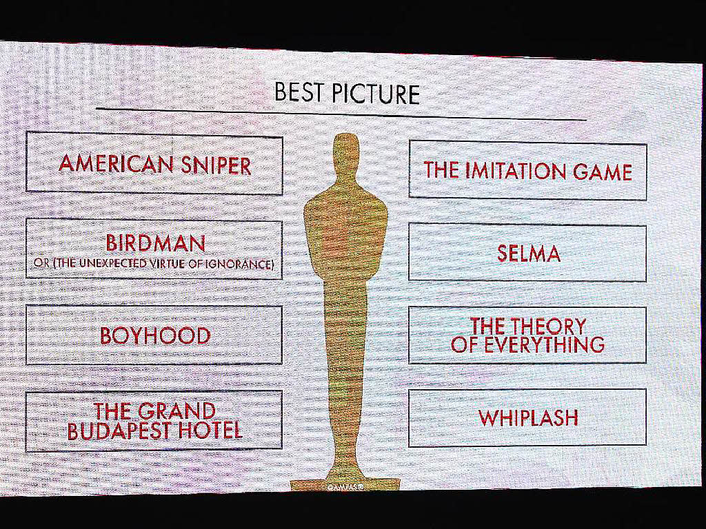Die Nominierten in der Kategorie „Bester Film“