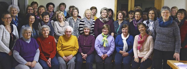 Sie sind guter Dinge, die Landfrauen a...den  Cordula Hofmeier (vorne rechts).   | Foto: Andreas Mahler