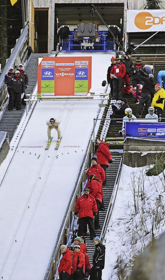 Auch fr das  Weltcup-Skispringen in N...nde Woche bei der CMT ins Zeug legen.   | Foto: Peter Stellmach