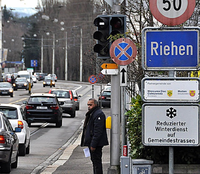 Die Lrracherstrae   in Riehen wird umgestaltet.   | Foto: Gramespacher