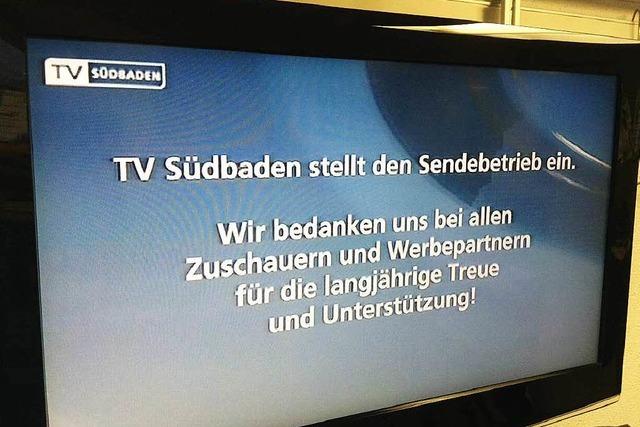 TV Sdbaden aus Freiburg stellt ab sofort Betrieb ein