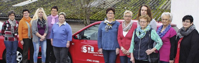 Mitarbeiterinnen der Sozialstation mit... Hannelore Haller und  Nathalie Jehle.  | Foto: Privat