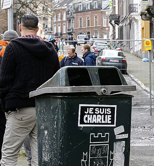 Abgesperrte Strae im ostbelgischen  Verviers  | Foto: dpa