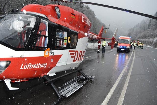 Schwerer Verkehrsunfall auf der B31