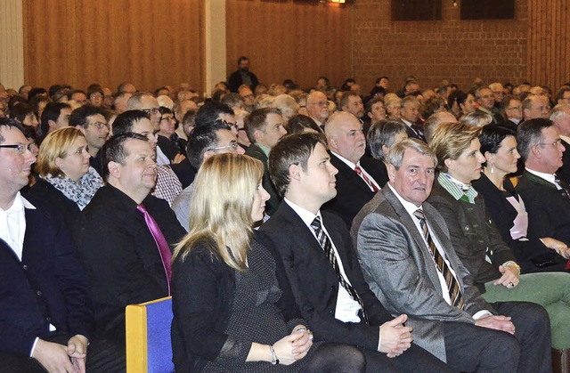 Gut besucht war der Neujahrsempfang in Bad Bellingen.   | Foto: Behrendt