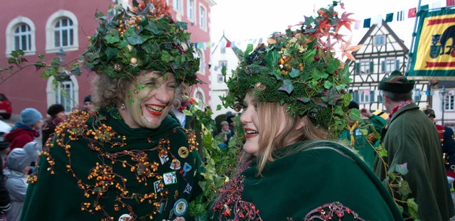 Diesen beiden nrrischen  Waldgeister ... ging&#8217;s offenbar nrrisch gut.    | Foto: Olaf MIchel