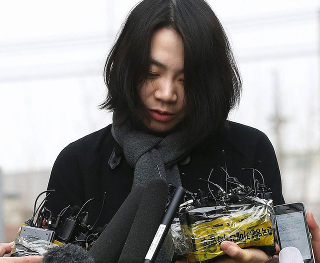 Demtig entschuldigte sich Cho Hyun-Ah nach der Affre.   | Foto: dpa