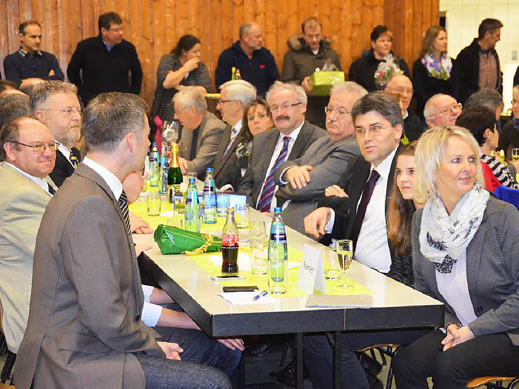 Die Wahlhelfer leisteten gute Arbeit. In der voll besetzten Wutachhalle wurde das Wahlergebnis bekannt gegeben.