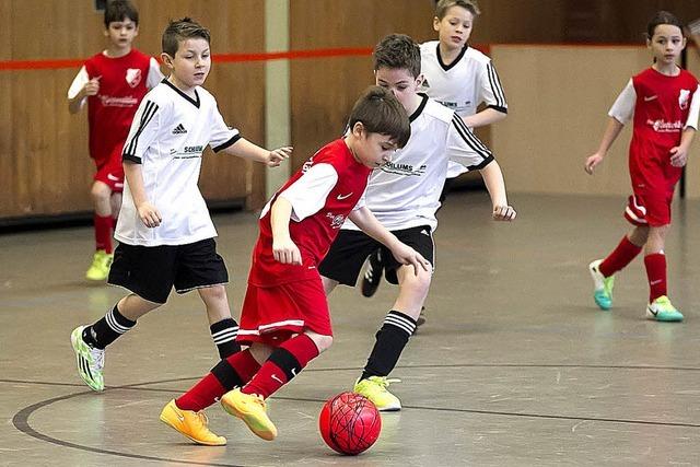 Nachwuchskicker spielten in Winden um Pokale