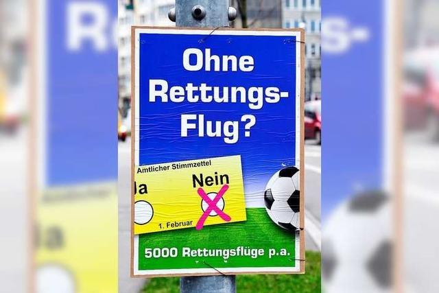 Wahlkampf um neues SC-Stadion: Ein Plakat sorgt fr Emprung
