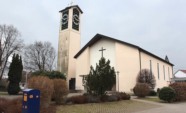 Die St. Gallus-Kirche in March-Hugstet...gefeiert werden.  Sie wurde abgesagt.   | Foto: Mario Schneberg