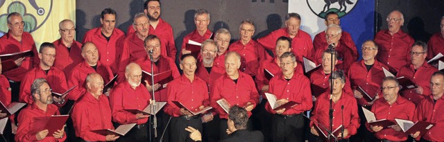 Die Chorgemeinschaft trat in neuem, farbenfrohem Outfit auf.   | Foto: Frowalt Janzer