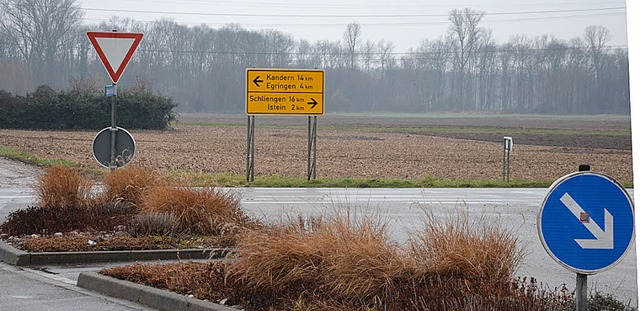 Grnes Licht  gab es fr den unterirdi... in Efringen-Kirchen entstehen soll.    | Foto: Schopferer