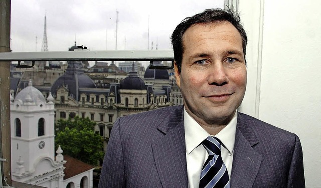 Staatsanwalt Alberto Nisman glaubte, d...rmnner des Attentats gedeckt wurden.   | Foto: AFP