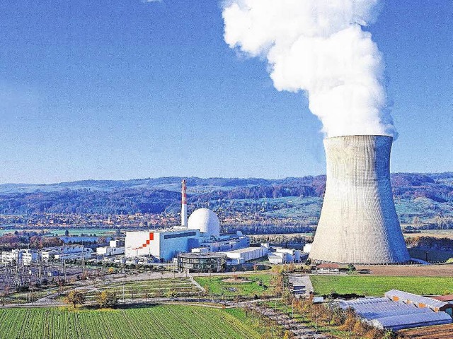 Das Kernkraftwerk Leibstadt an der schweizerisch-deutschen Grenze.  | Foto: KKL