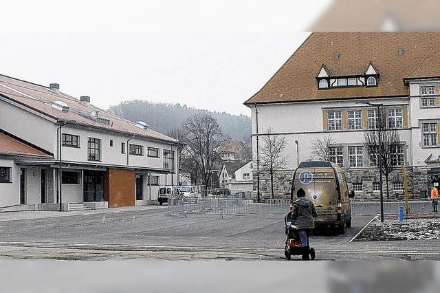 Wegweiser zu den Parkpltzen