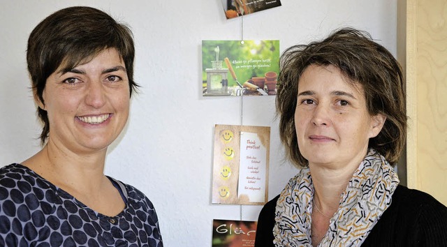Ilona Fritz-Schild (links) und Claudia Kaltenbach   | Foto: Martina Proprenter
