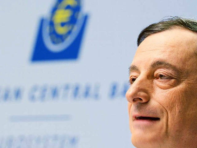 Mario Draghi, Prsident der Europischen Zentralbank  | Foto: dpa