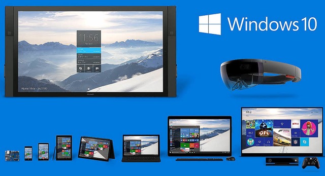 Egal auf welchem Gert: Windows 10 sol...mit der neuen HoloLens interagieren.    | Foto: Microsoft