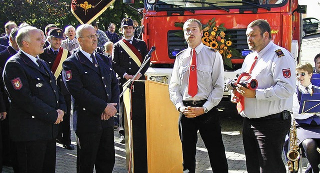 Bei festlichen Anlssen wird grenzberschreitend gefeiert.  | Foto: Jutta Binner-Schwarz