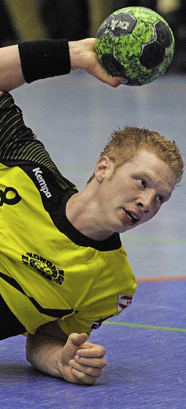 Legt eine Handballpause ein und verls...SG Kndringen-Teningen: Hannes Emrich   | Foto: Keller