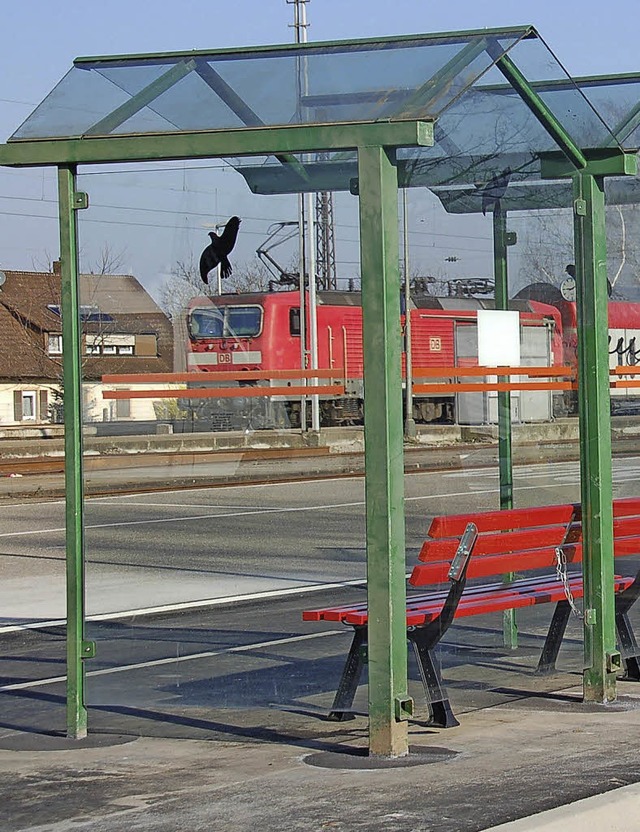 Wenn der Zug kommt, ist der Bus schon weg.   | Foto: Frank Kiefer