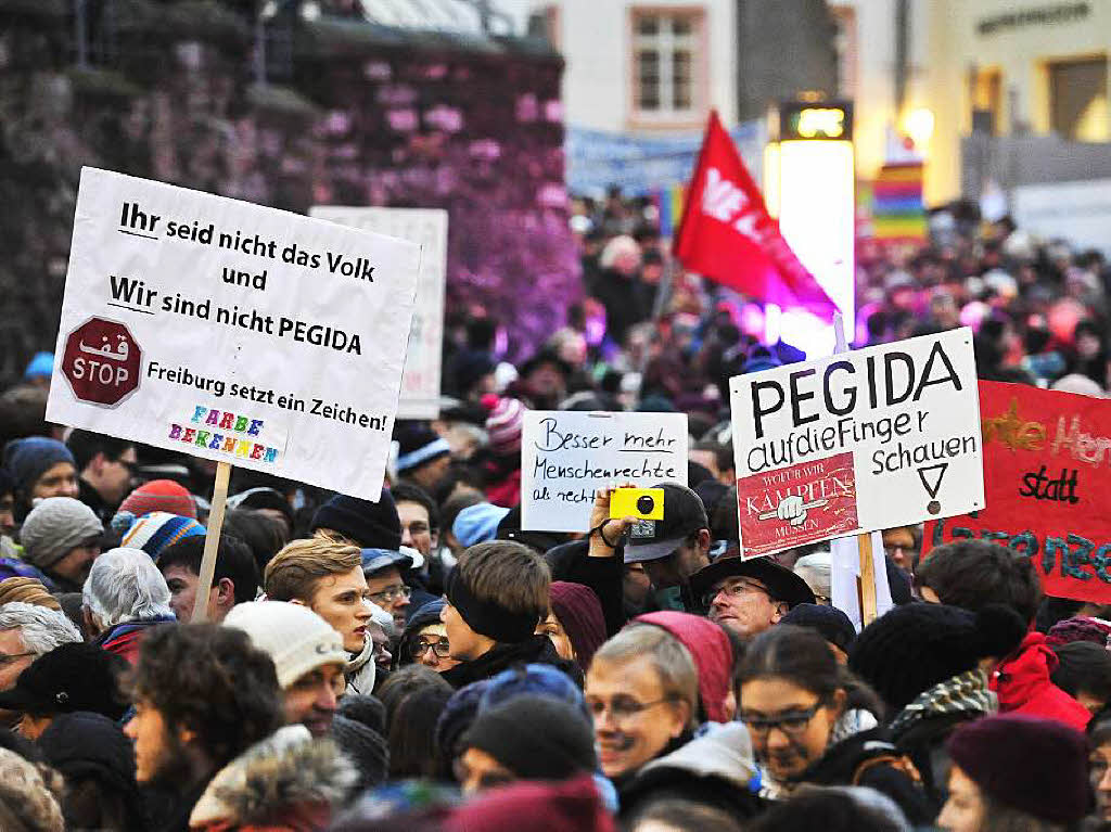 Freiburg hat am Freitag ein Zeichen fr Toleranz und Weltoffenheit gesetzt.