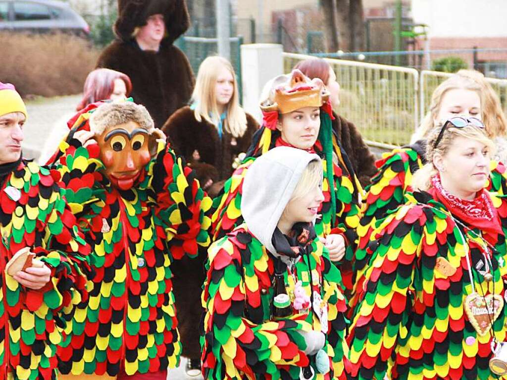 Mit dem Narrenbaumstellen begann in Wehr die heie Phase der Fasnacht.